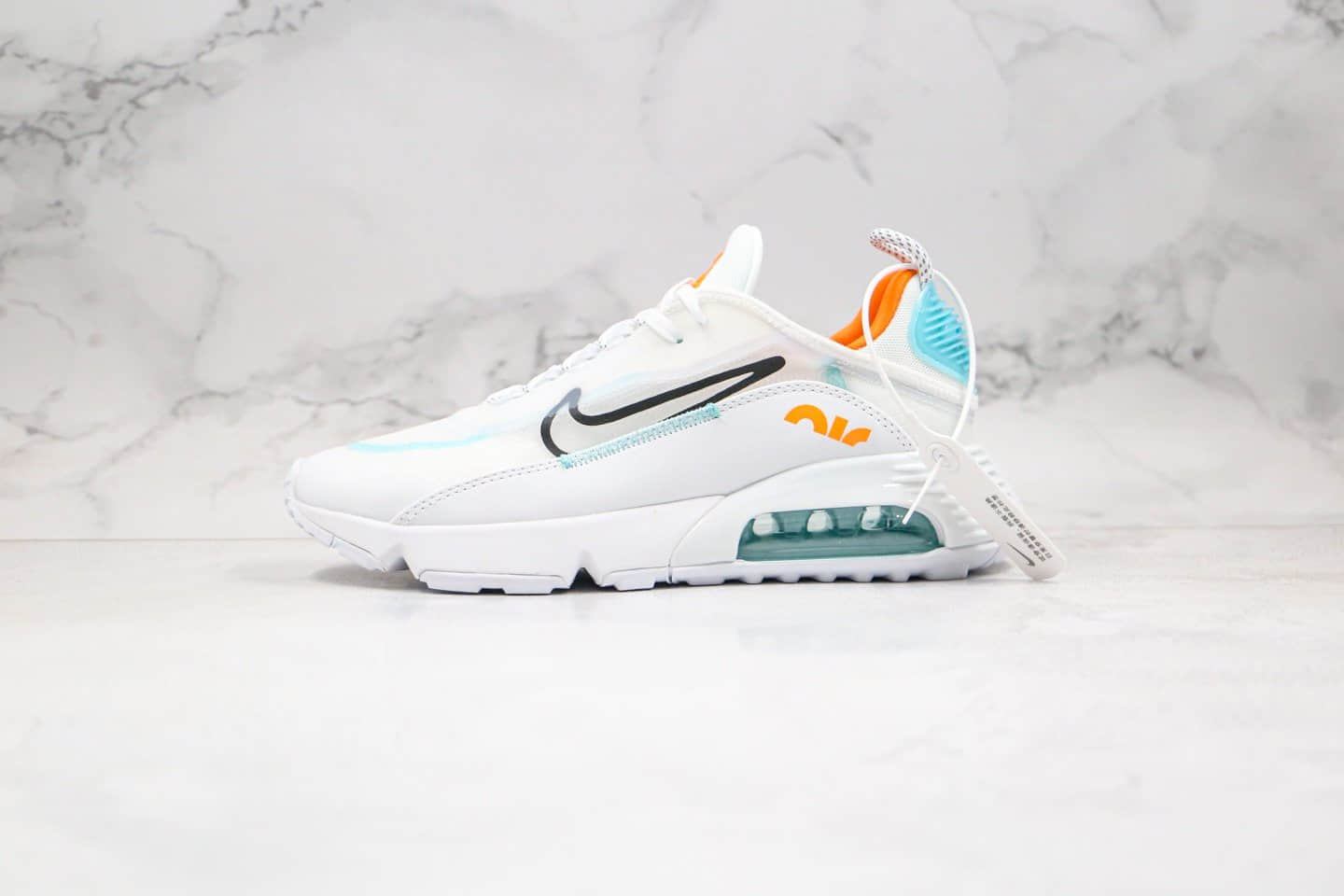 耐克Nike Air Vapormax 2090纯原版本王一博同款Max2090气垫鞋白蓝色原档案数据开发原楦头纸板打造 货号:CT7695-104