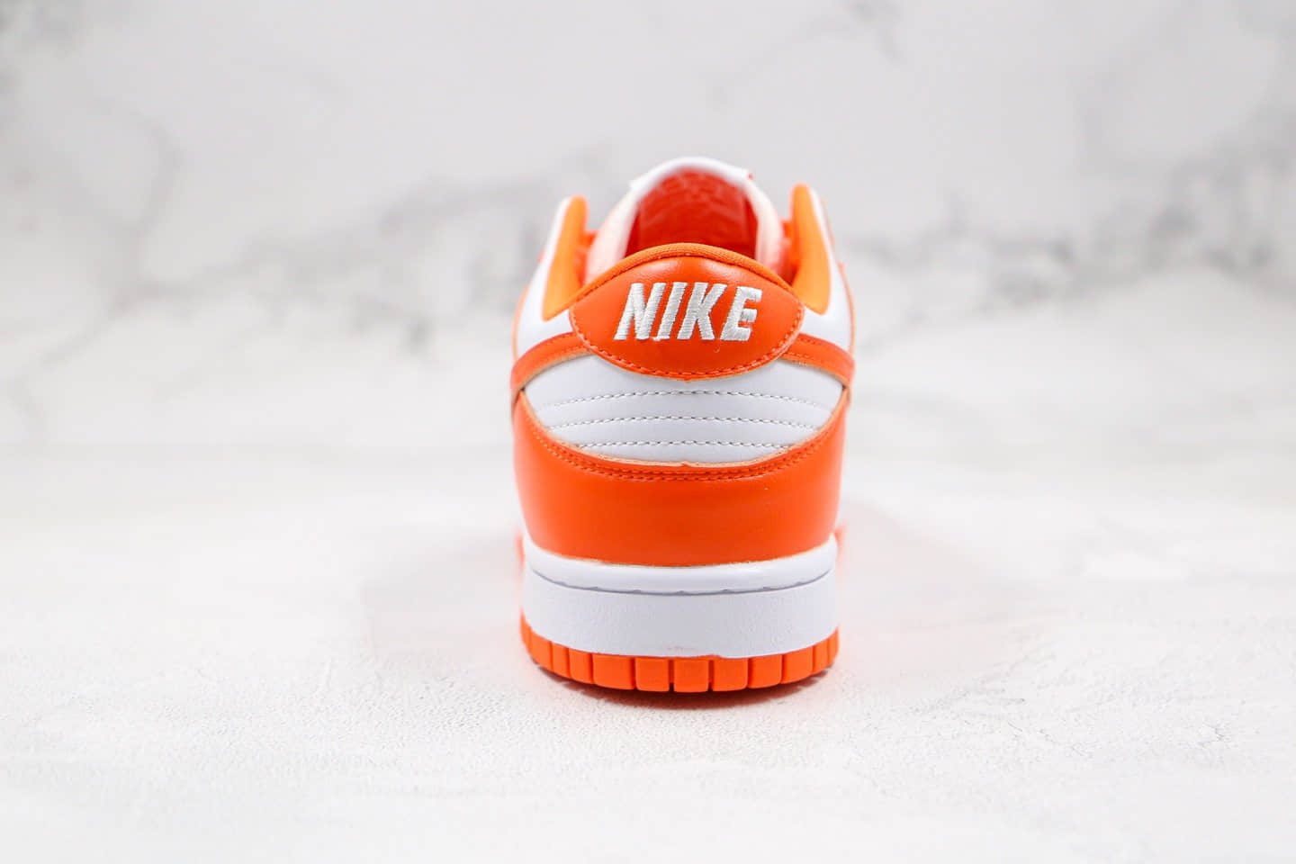 耐克Nike Dunk Low SP Syracuse 2020WHITEORANGE纯原版本低帮肯塔基SB板鞋雪城橙滑板鞋原盒原标内置气垫 货号:CU1726-101