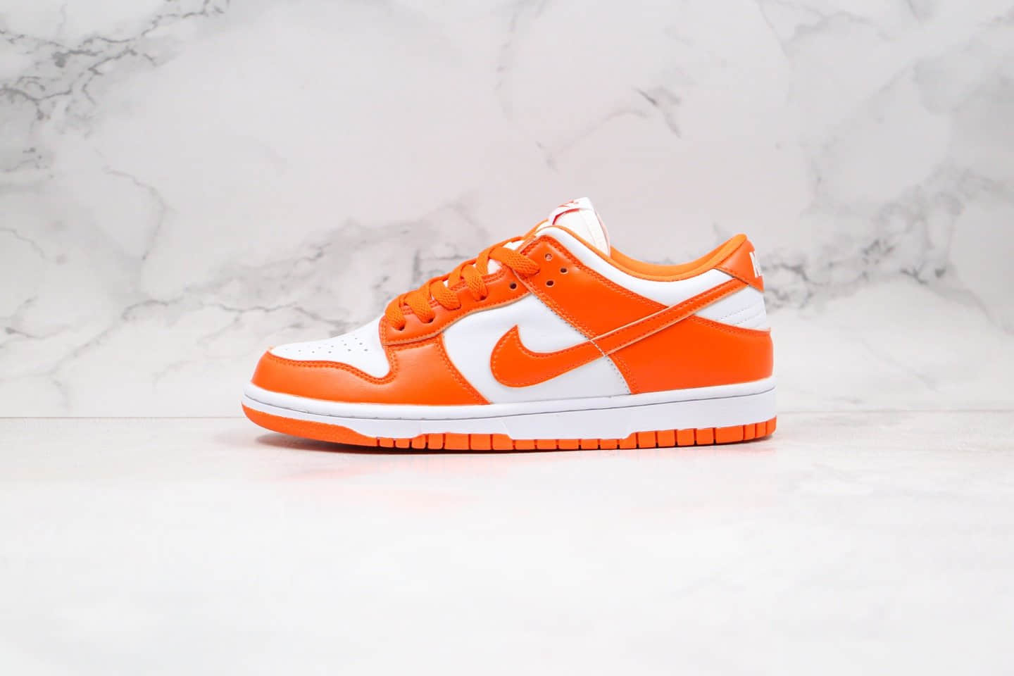 耐克Nike Dunk Low SP Syracuse 2020WHITEORANGE纯原版本低帮肯塔基SB板鞋雪城橙滑板鞋原盒原标内置气垫 货号:CU1726-101