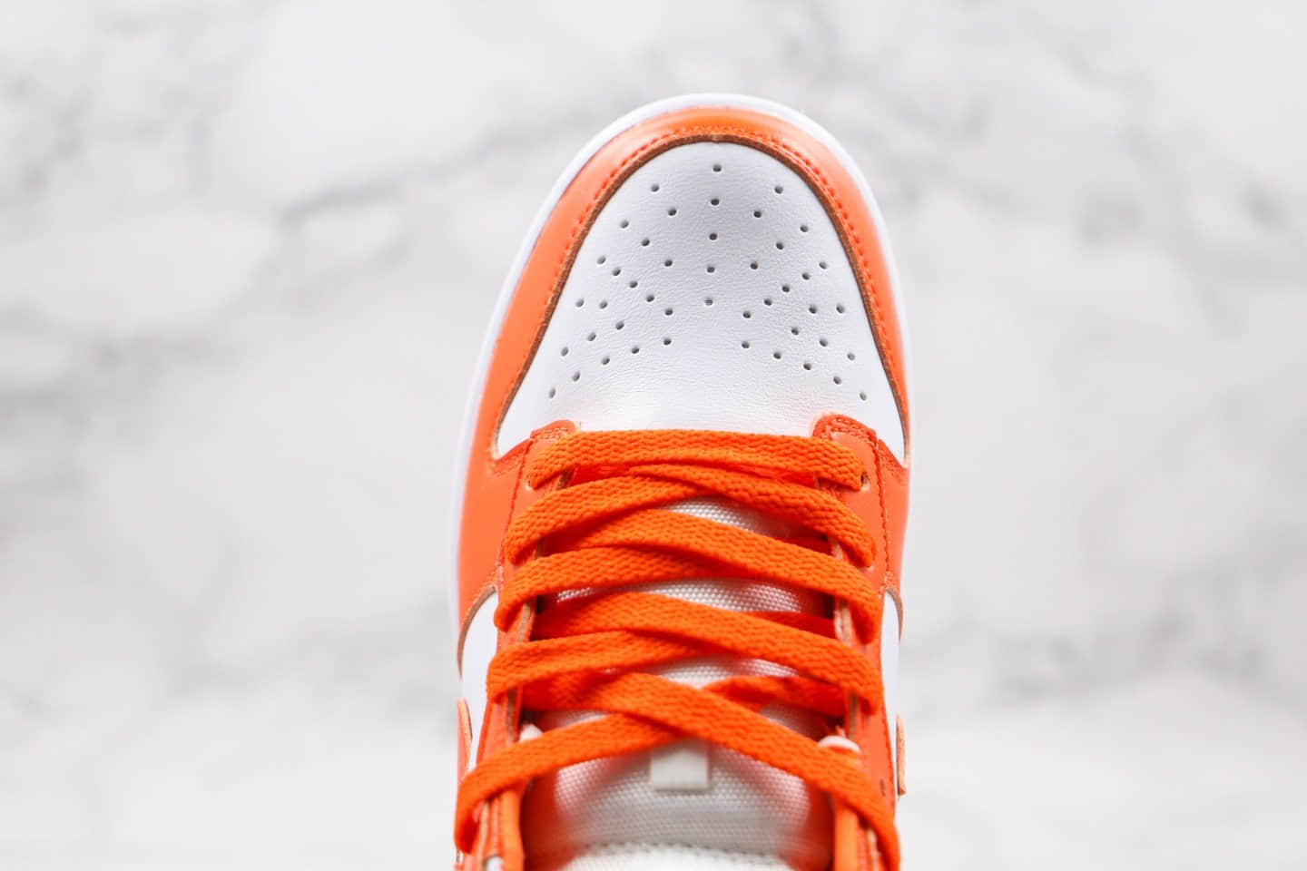 耐克Nike Dunk Low SP Syracuse 2020WHITEORANGE纯原版本低帮肯塔基SB板鞋雪城橙滑板鞋原盒原标内置气垫 货号:CU1726-101
