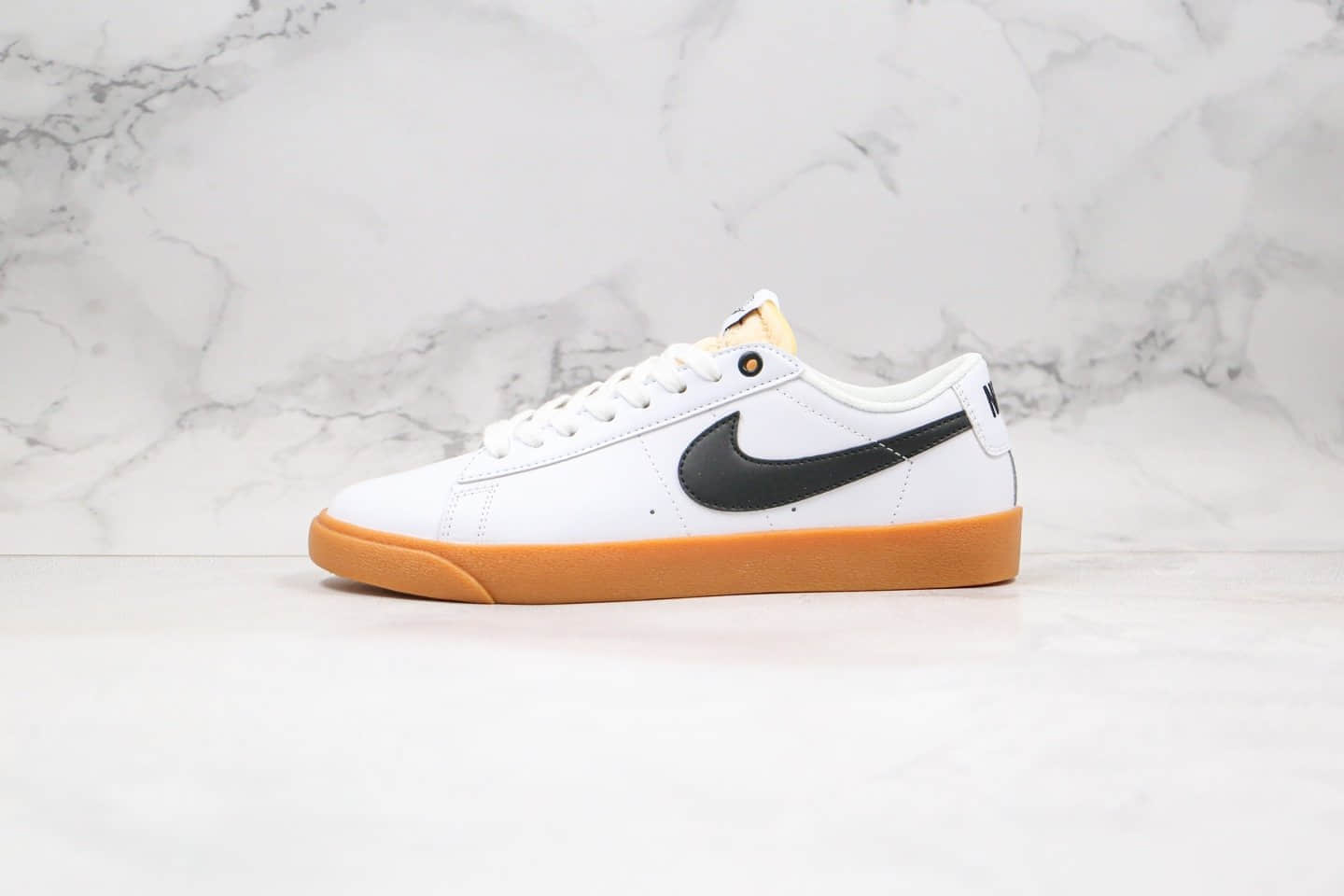 耐克NIKE ZOOM BLAZER LOW公司级版本低帮开拓者板鞋黑白色内置气垫原楦头纸板打造 (ID:34328) - 图片1