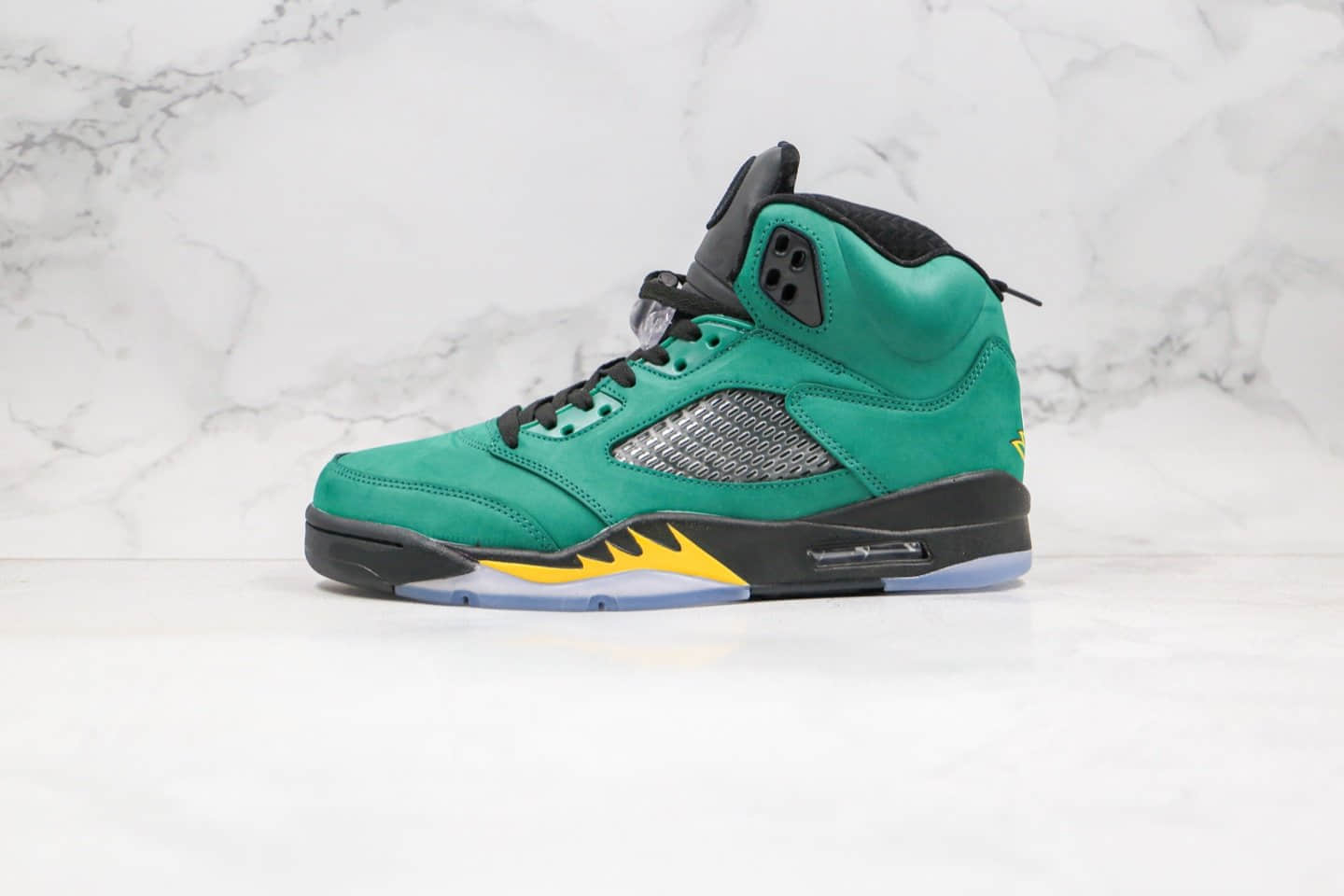 乔丹Air Jordan 5 Oregon Ducks纯原版本鸭子绿色俄勒冈AJ5原盒原标原楦头纸板打造正确3M反光鞋舌 (ID:34405) - 图片1