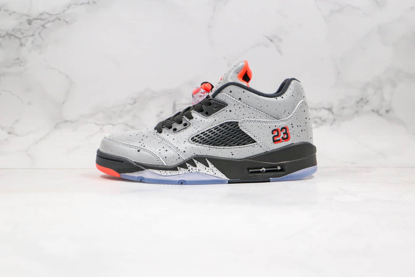 乔丹Air Jordan 5 Low Neymar纯原版本低帮AJ5水泥灰配色内置气垫原档案数据开发正确后跟定型 (ID:34524) - 图片1