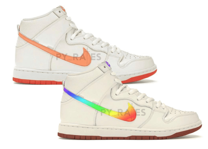 吸睛彩虹渐变钩！Bodega x Nike Dunk High联名首度曝光！ (ID:34578) - 图片1