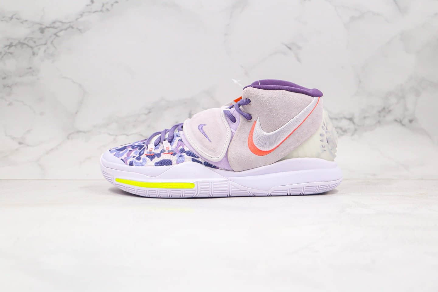 耐克Nike Kyrie 6纯原版本欧文6代豹纹紫色实战篮球鞋内置气垫支持实战原盒档案数据开发 (ID:34635) - 图片1