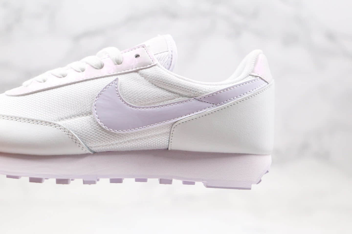 耐克Nike Daybreak SP Summit White Pale Ivory纯原版本华夫破晓系列慢跑鞋香芋白紫色紫外线原盒配件正确鞋面卡色 货号:CU3452-100
