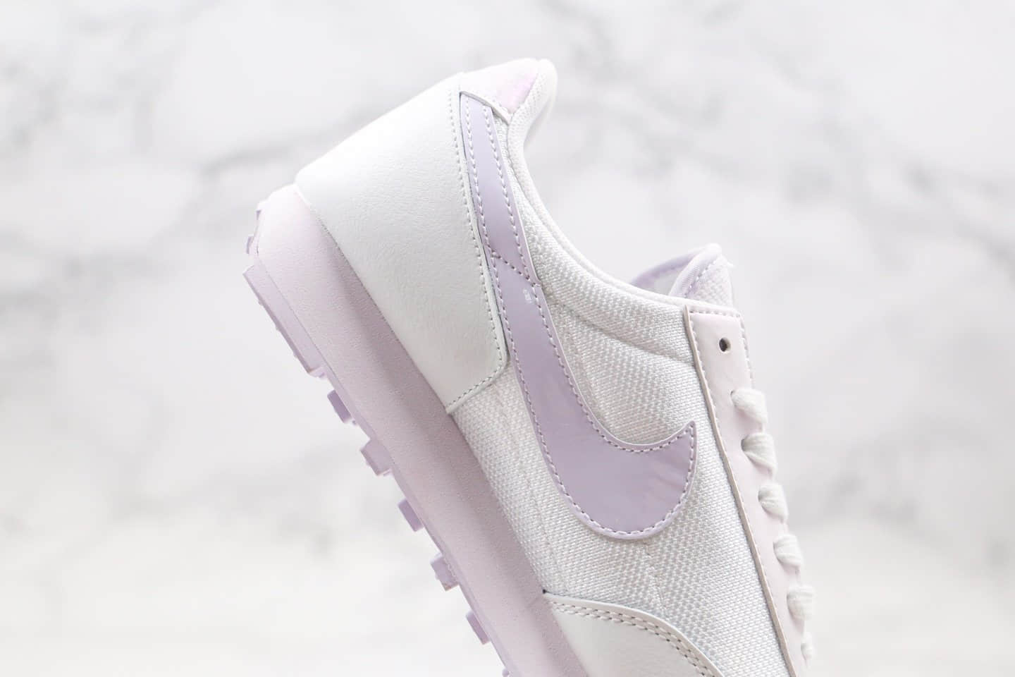 耐克Nike Daybreak SP Summit White Pale Ivory纯原版本华夫破晓系列慢跑鞋香芋白紫色紫外线原盒配件正确鞋面卡色 货号:CU3452-100