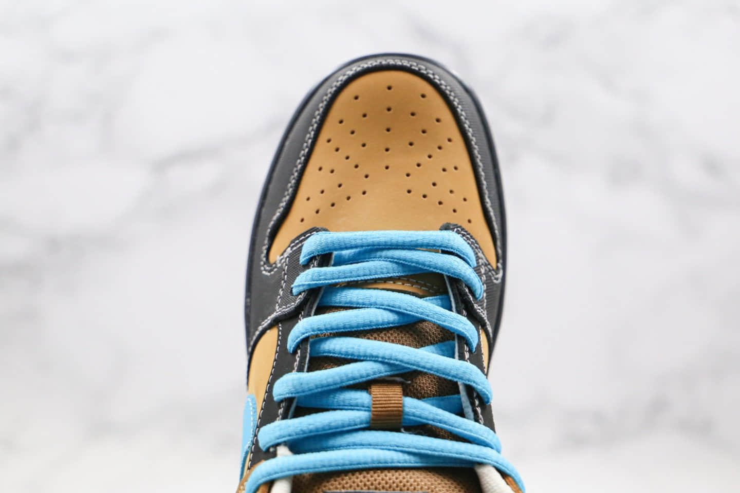 耐克Nike Dunk Low x Slam City Pro SB纯原版本低帮SB DUNK板鞋联名款耶稣蓝棕色内置真Zoom气垫原盒配件 货号:304292-201