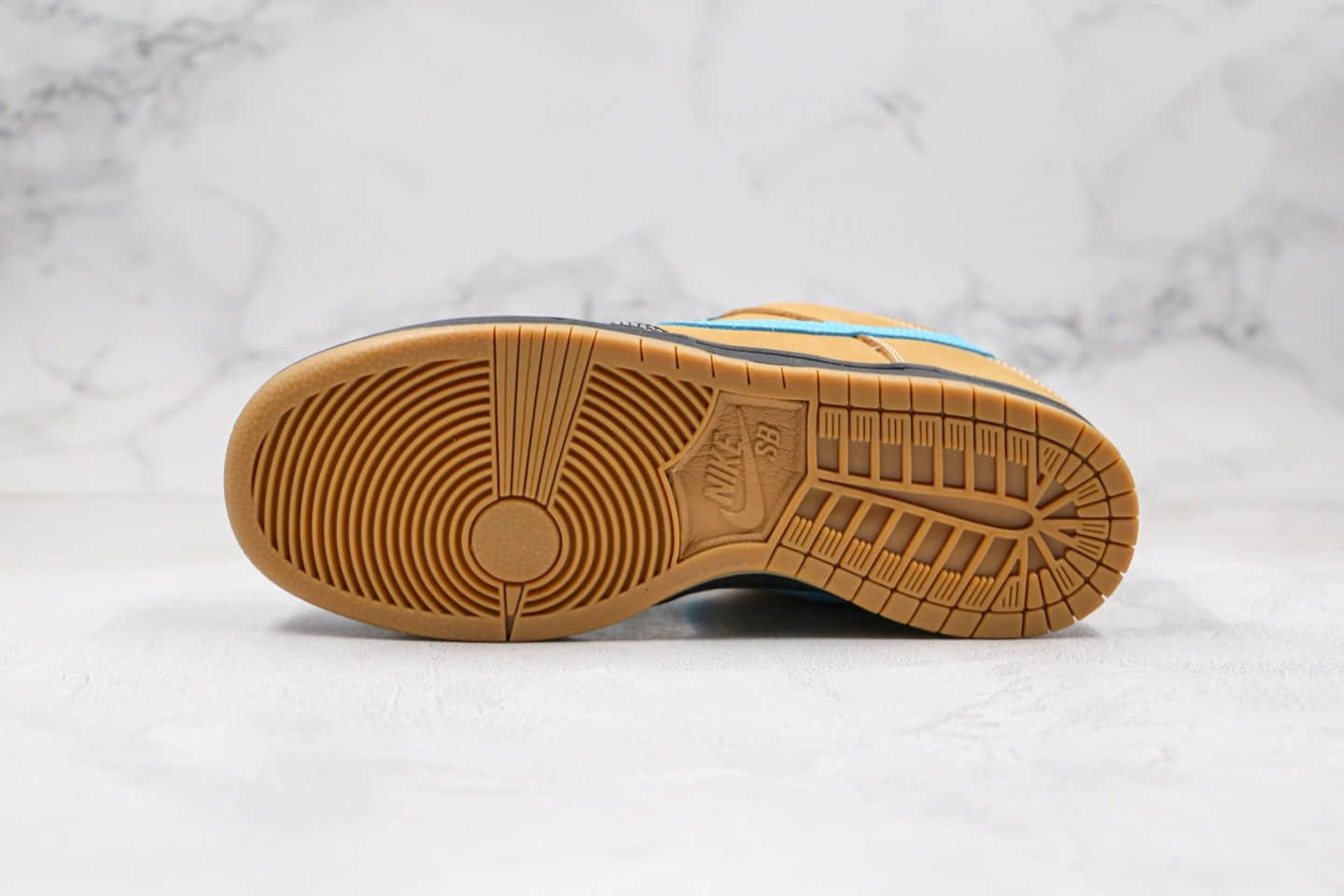 耐克Nike Dunk Low x Slam City Pro SB纯原版本低帮SB DUNK板鞋联名款耶稣蓝棕色内置真Zoom气垫原盒配件 货号:304292-201