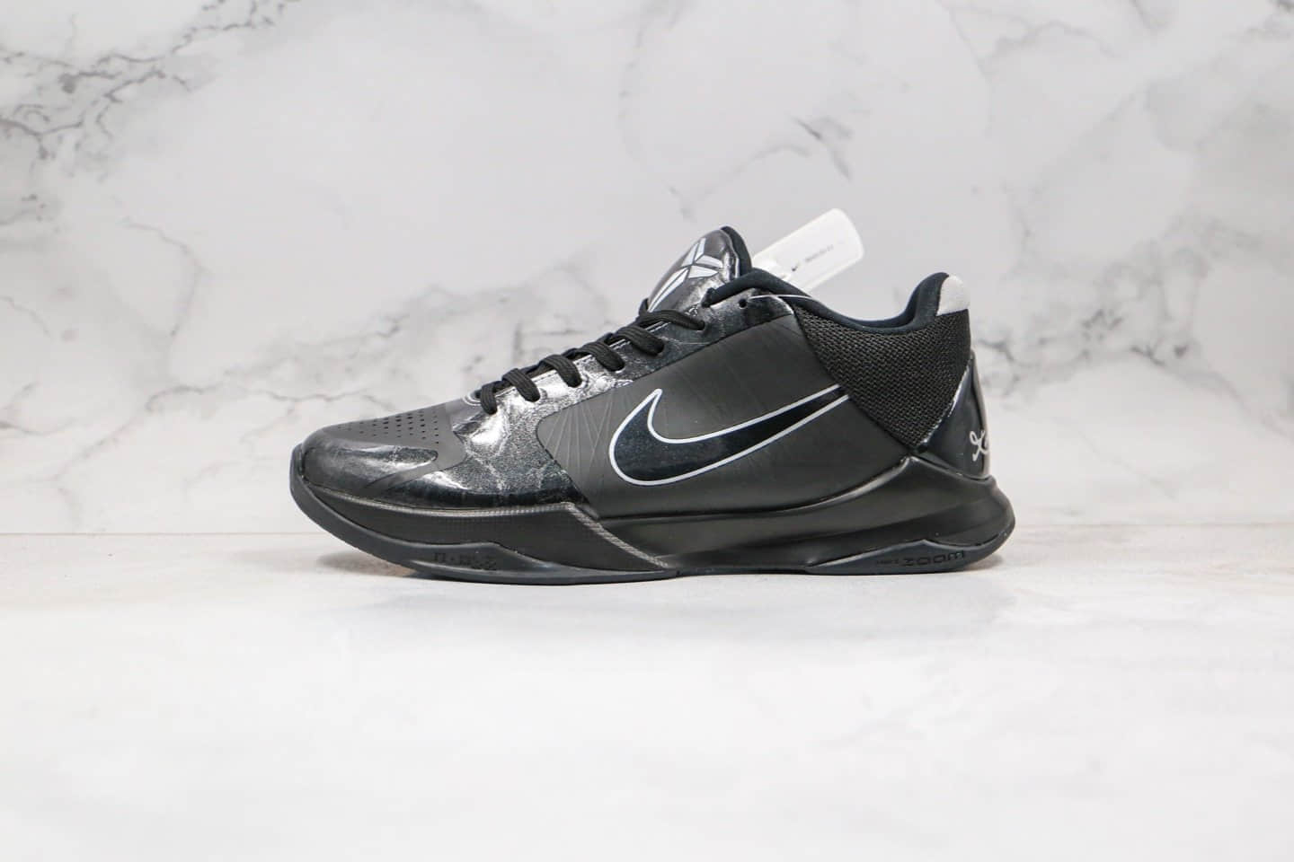 耐克Nike Zoom Kobe 5 Blackout纯原版本科比5代黑武士篮球鞋内置真纤维碳板支持实战 (ID:34912) - 图片1