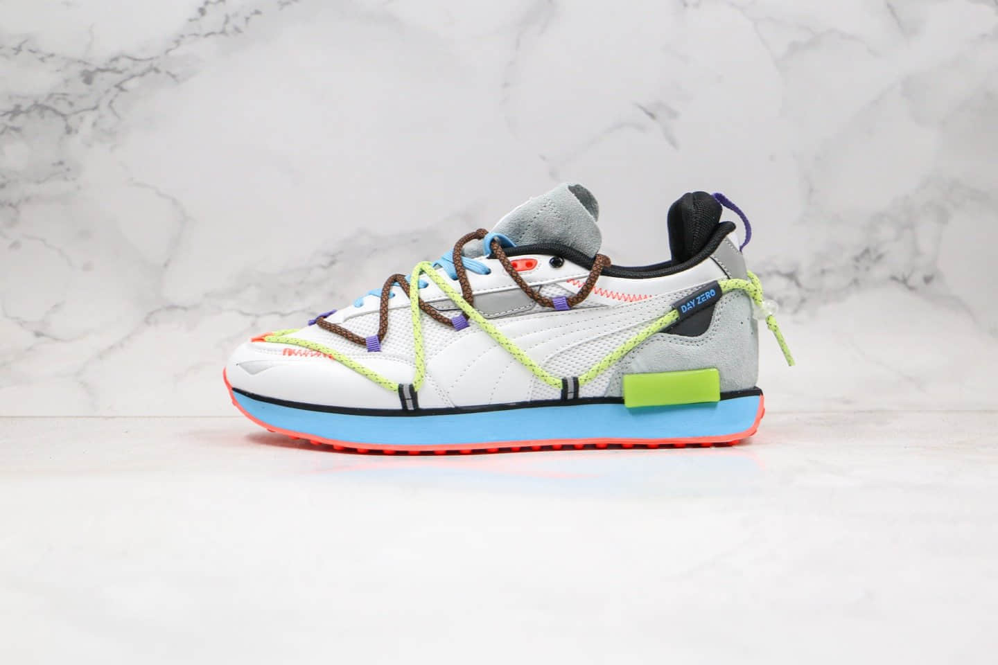 彪马Puma x Central Saint Martins Future Rider纯原版本联名款复古跑步鞋Day Zero系列原盒原标原厂档案数据开发 货号:372711-01