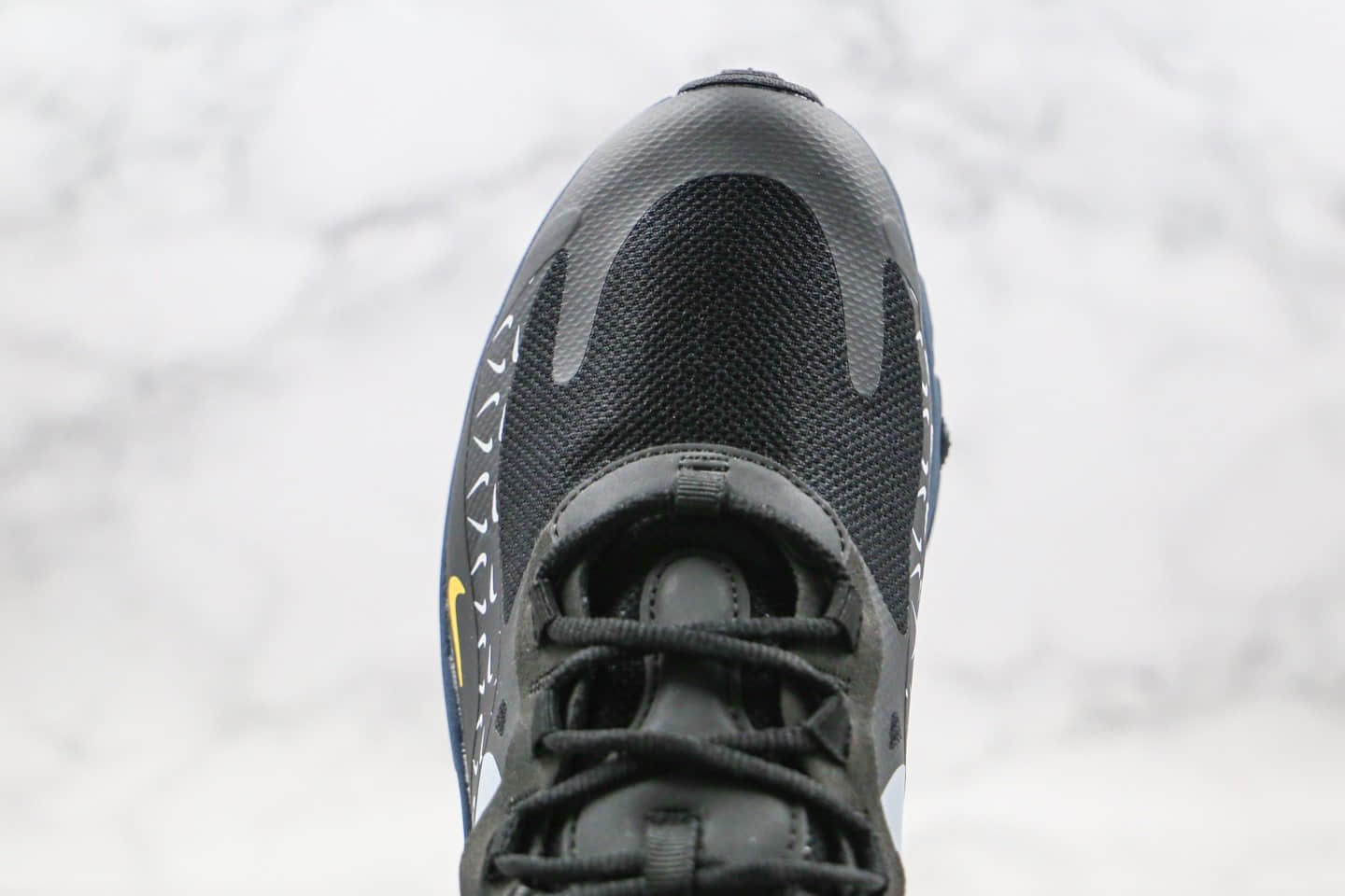 耐克Nike React Air Max 270 Just Do It纯原版本气垫鞋高桥盾网纱系列Max270黑绿内置真小潘气垫原楦头纸板打造 货号:CT2538-001