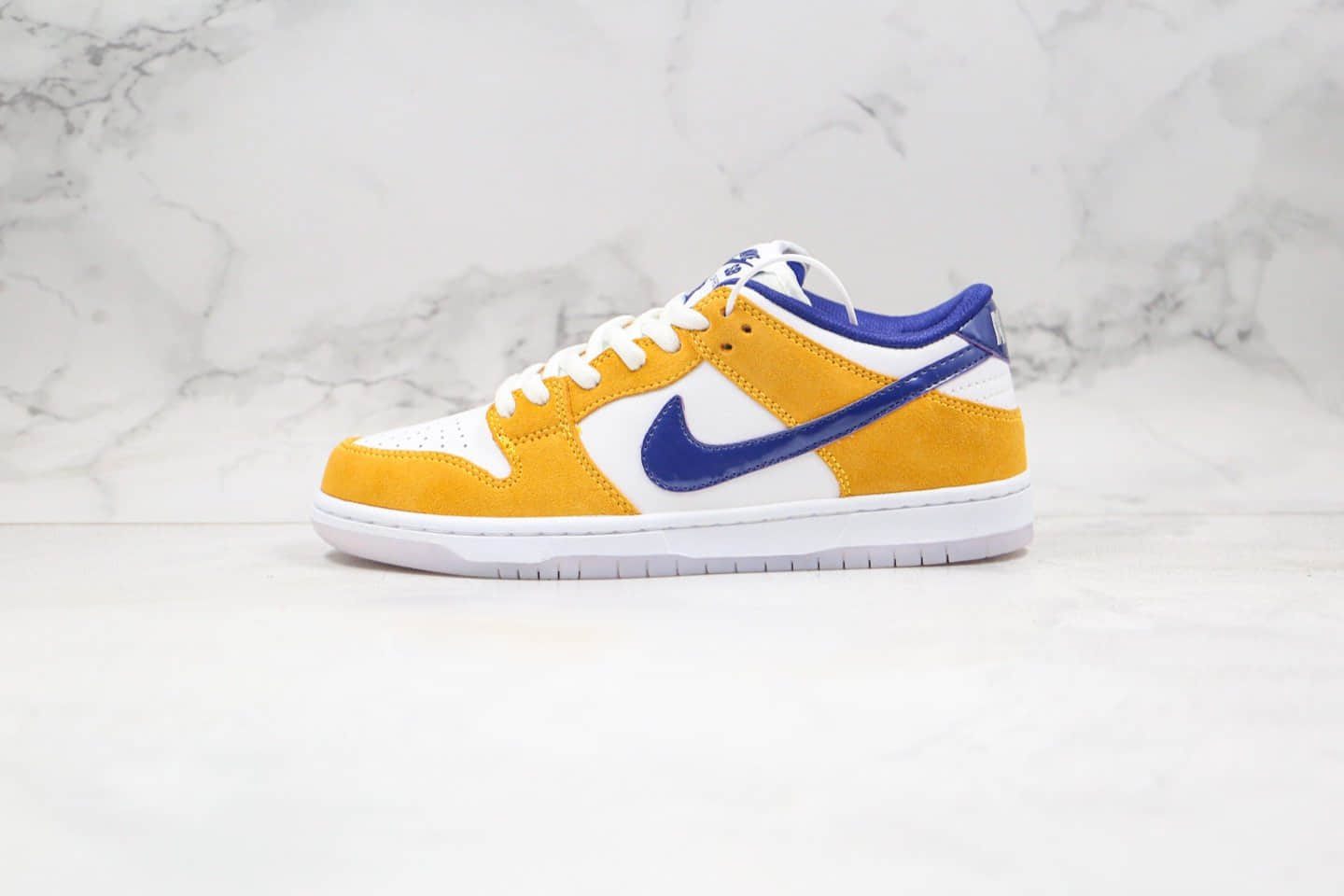 耐克Nike SB DUNK Low LASER ORANGE纯原版本低帮SB DUNK板鞋紫金湖人配色内置鞋垫Zoom气垫原楦头纸板打造 (ID:35200) - 图片1