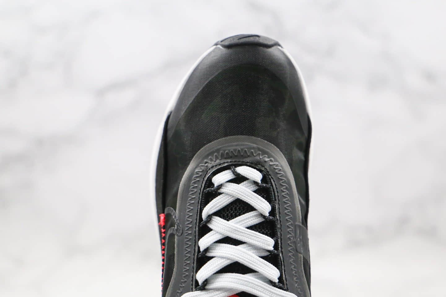 耐克Nike Air Max 2090纯原版本气垫鞋黑红迷彩配色内置真小潘气垫原楦头纸板打造 货号:CU9174-600
