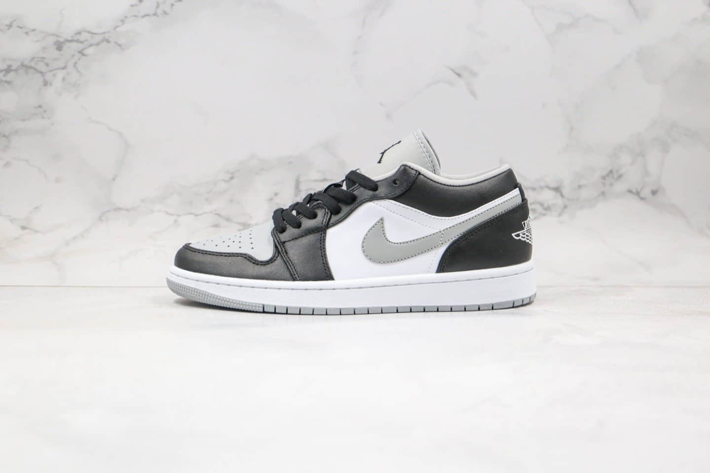 乔丹Air Jordan 1 Low Shadow纯原版本低帮AJ1酷灰配色灰黑脚趾内置气垫正确飞翼LOGO (ID:35353) - 图片1