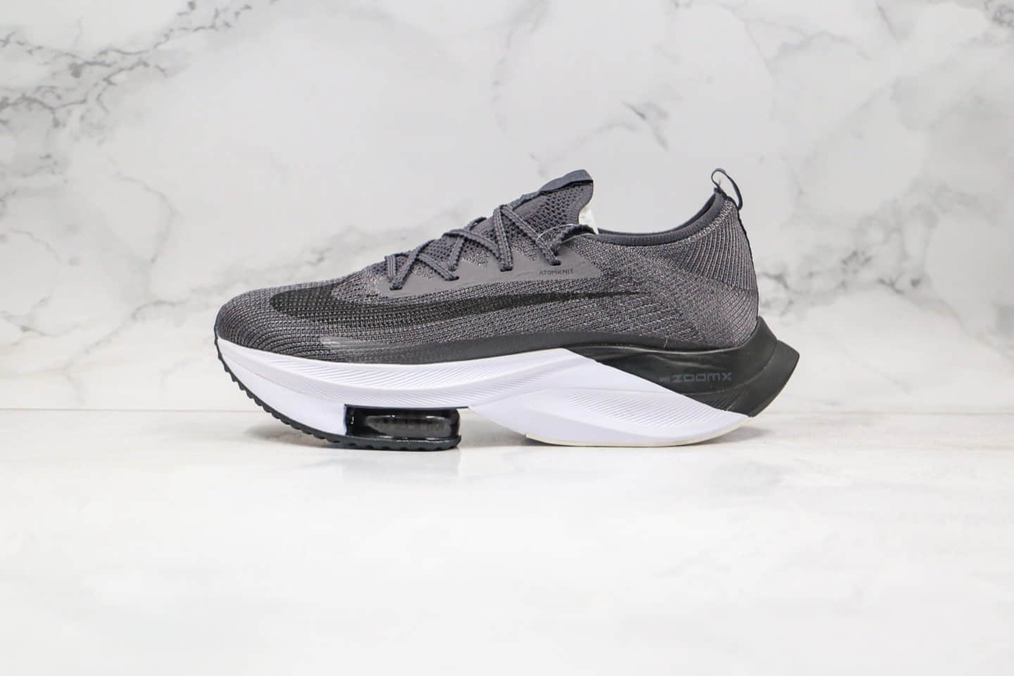 耐克Nike Air Zoom Alphafly NEXT%「破2」纯原版本马拉松厚底慢跑鞋黑白色内置气垫搭载内置碳板 货号:CI9925-002