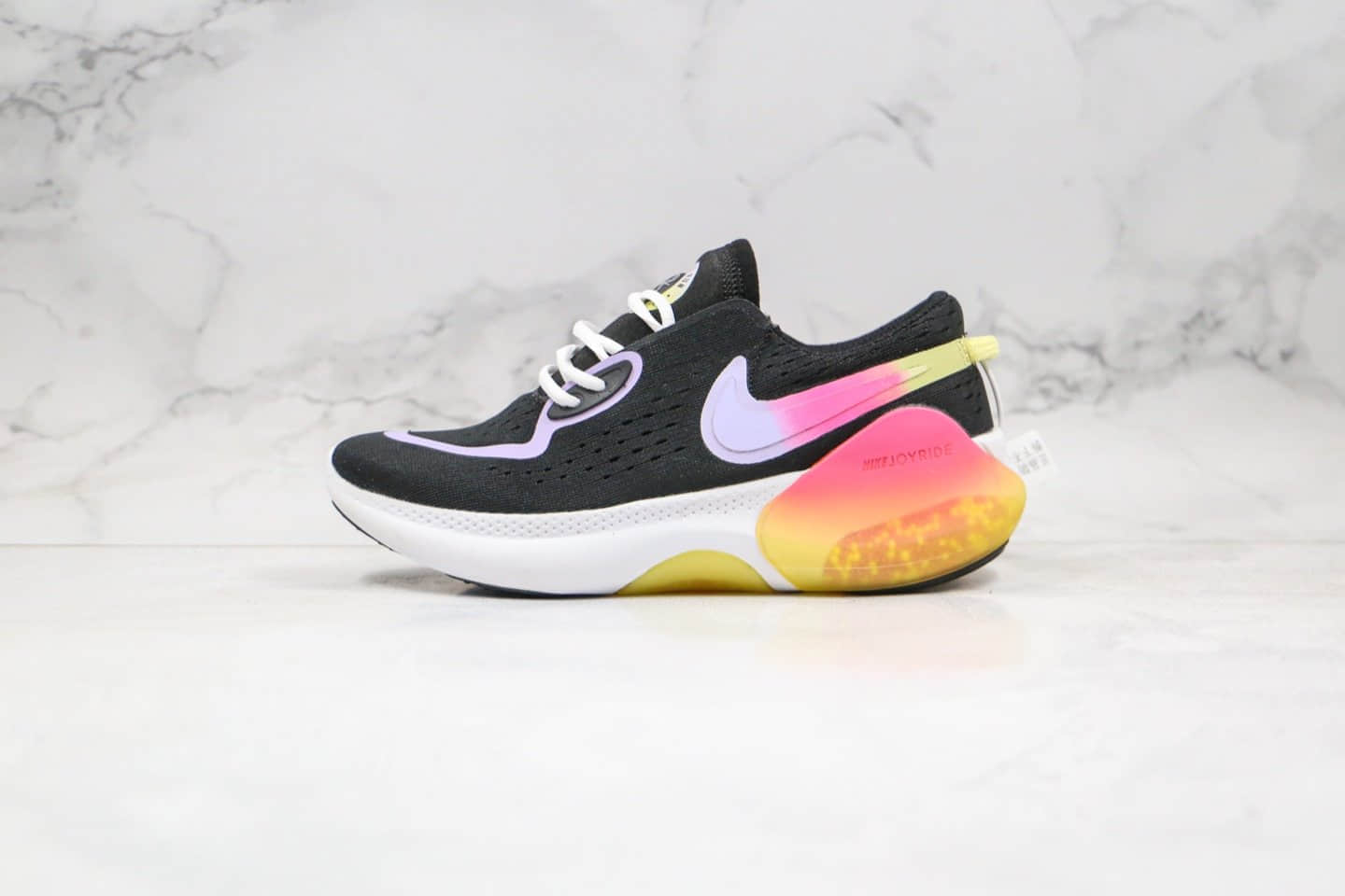 耐克Nike Joyride Run FK纯原版本颗粒爆米花跑鞋黑橙紫色正确内置爆米花颗粒缓震 (ID:35443) - 图片1