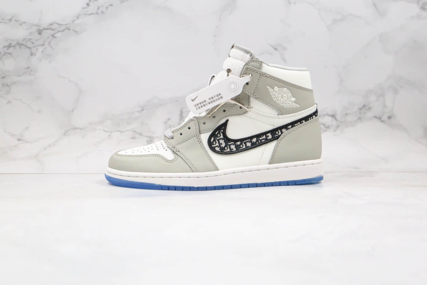 乔丹Dior x Air Jordan 1 High OG纯原版本迪奥联名款35周年限量联名款AJ1原盒原标正确鞋面材质 (ID:35507) - 图片1