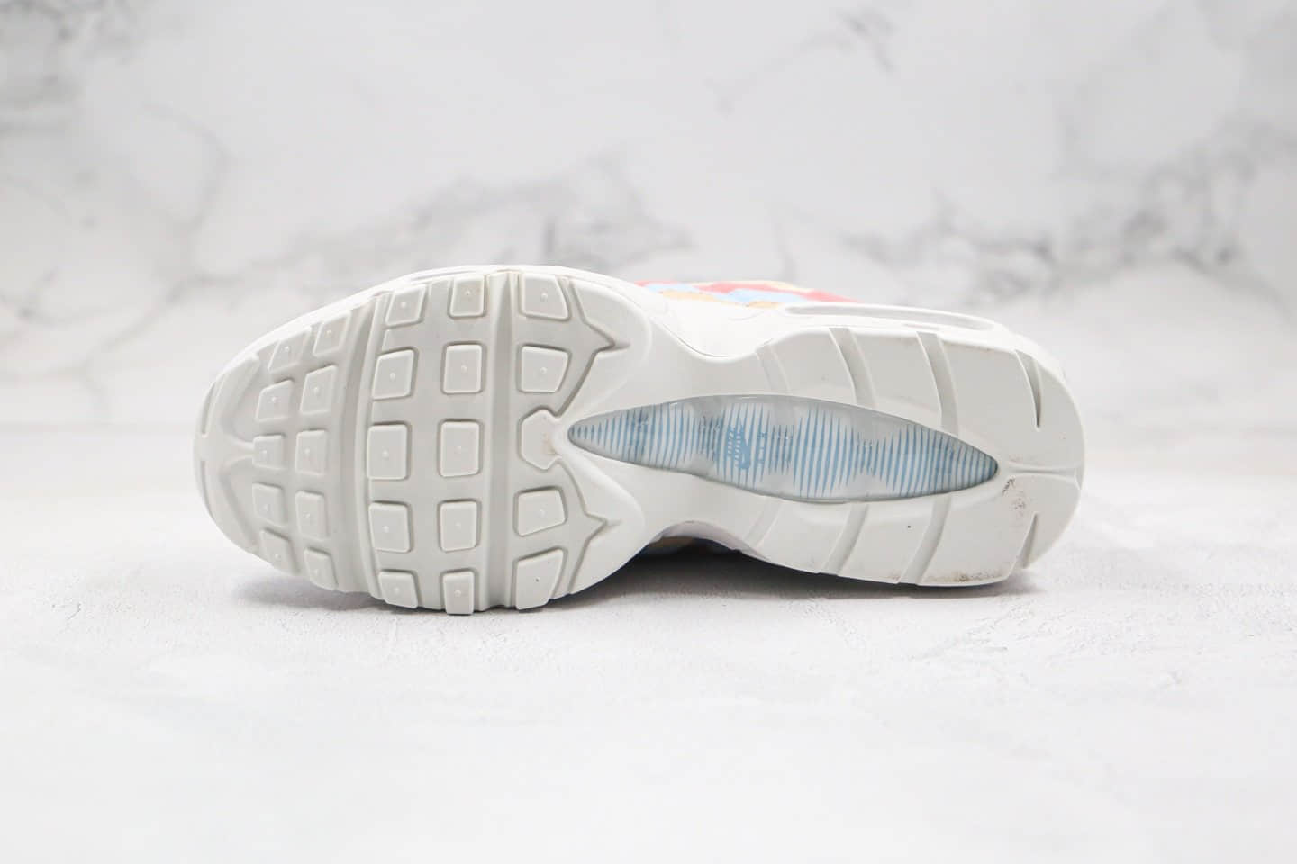 耐克Nike Air Max 95 Plant纯原版本樱花粉棕色Max95气垫鞋粗布红蓝粉棕内置气垫原鞋开模一比一打造 货号:CD7142-800