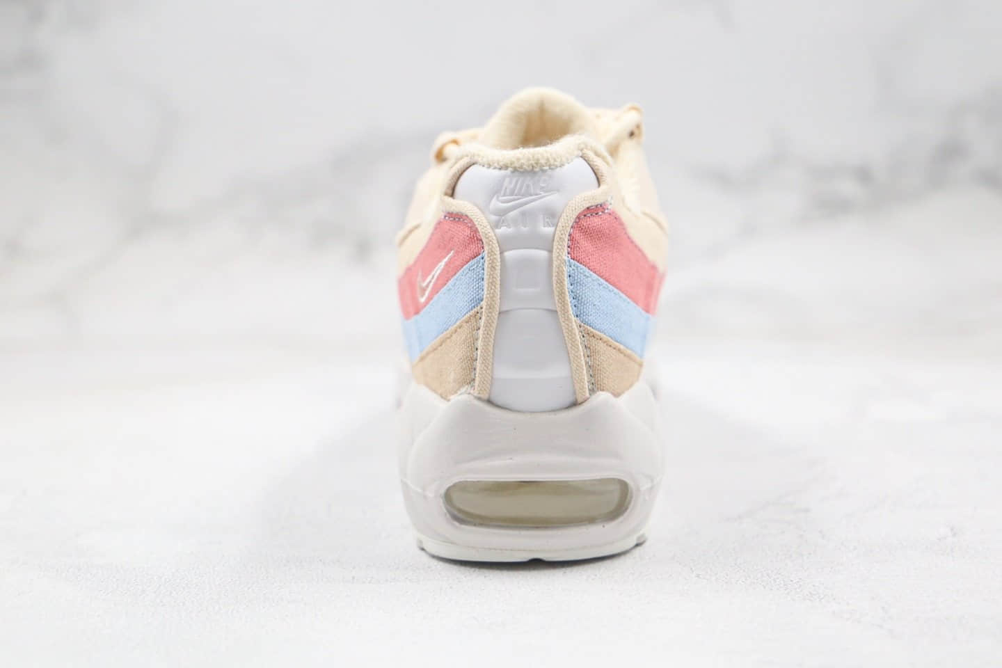 耐克Nike Air Max 95 Plant纯原版本樱花粉棕色Max95气垫鞋粗布红蓝粉棕内置气垫原鞋开模一比一打造 货号:CD7142-800