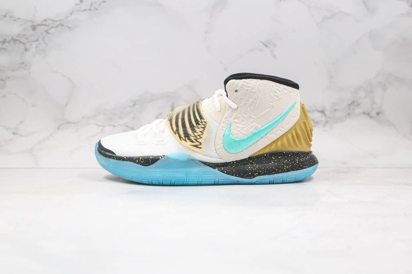 耐克Nike Kyrie 6 Golden Mummy xConcepts纯原版本欧文6代联名款埃及法老木乃伊配色内置气垫支持实战 (ID:35751) - 图片1