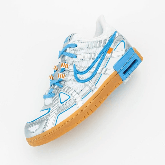 OW x Nike Air Rubber Dunk新配色曝光!清爽复古! 货号:CU6015-100