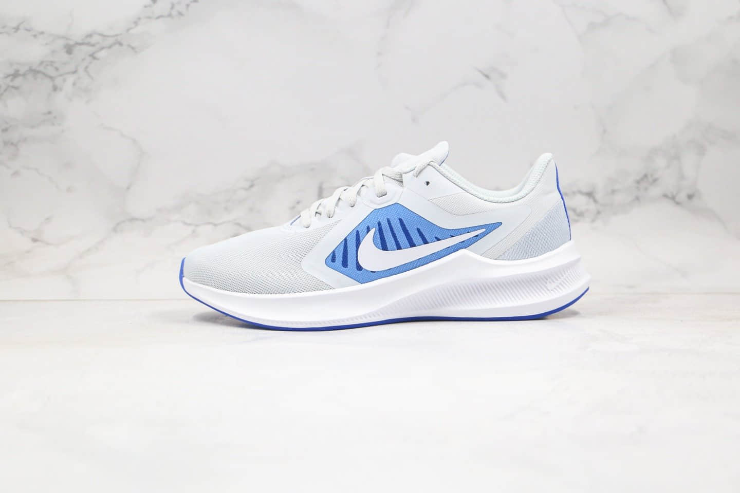 耐克Nike Downshimdter 10纯原版本登月十代白蓝色原厂档案数据开发打造 货号:CI9981-001