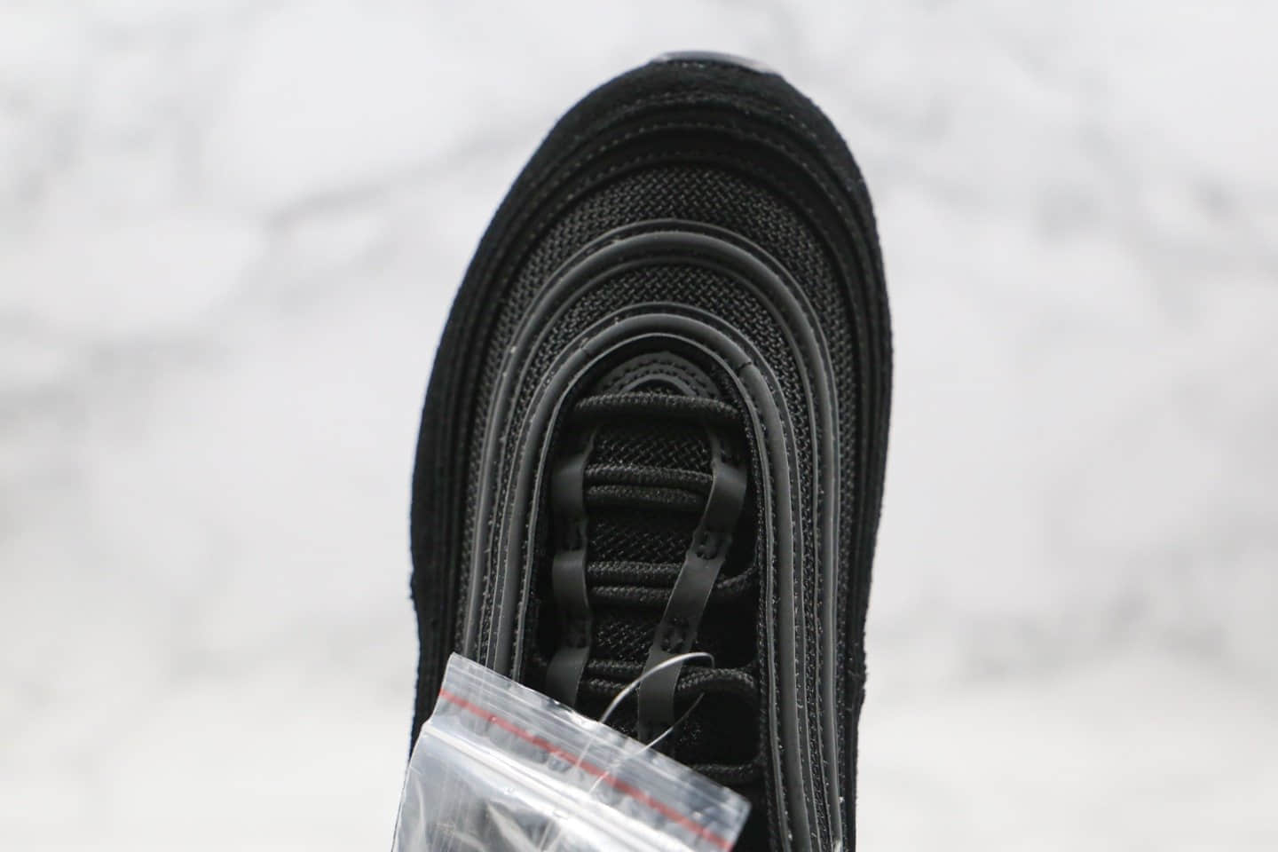 耐克Nike AIR MAX 97纯原版本子弹头气垫鞋Max97黑金白色内置真实小潘气垫 货号:CI3708-001