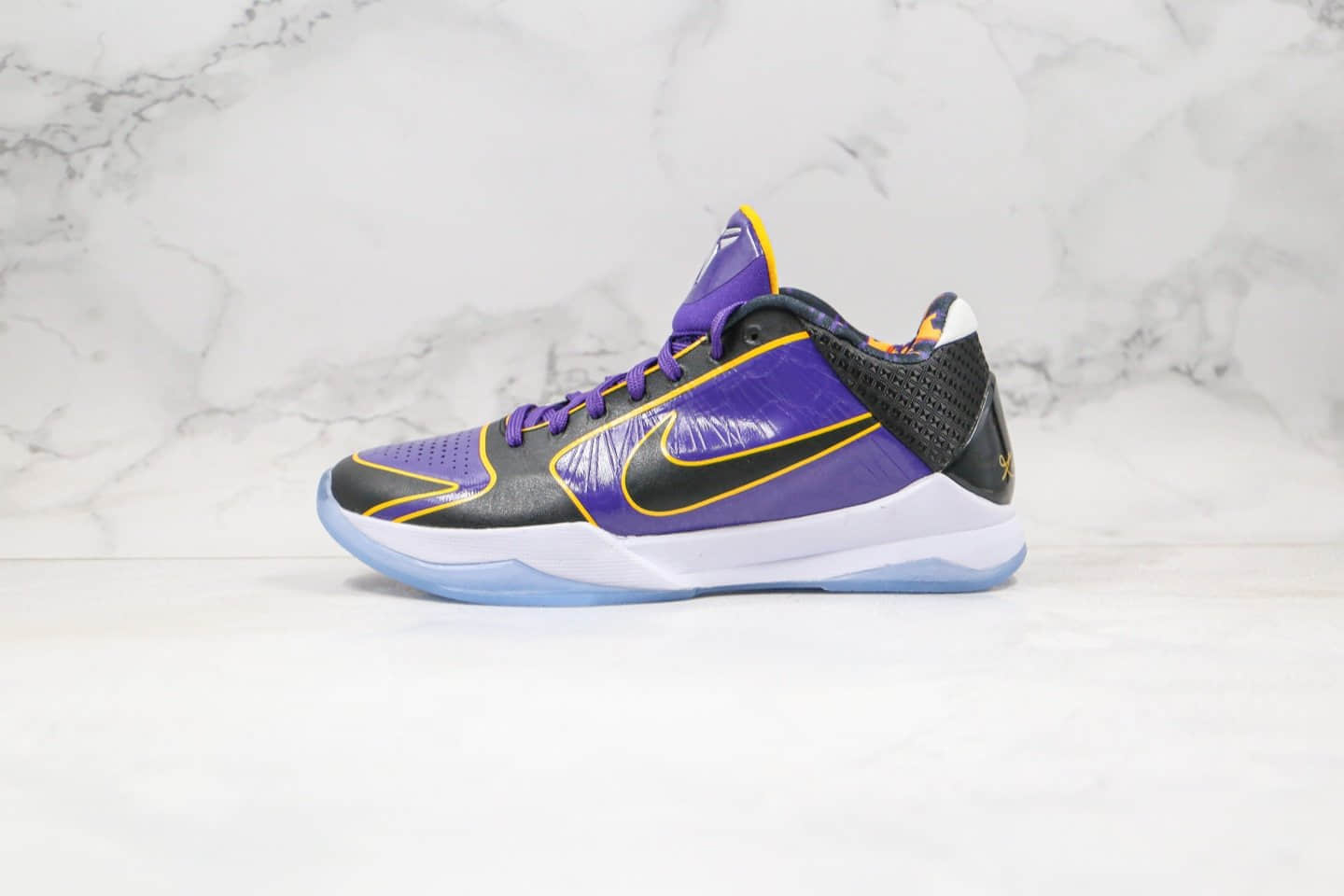 耐克Nike Kobe 5 Protro Lakers纯原版本科比5代湖人紫色配色内置纤维碳板真气垫加持支持实战 (ID:36114) - 图片1