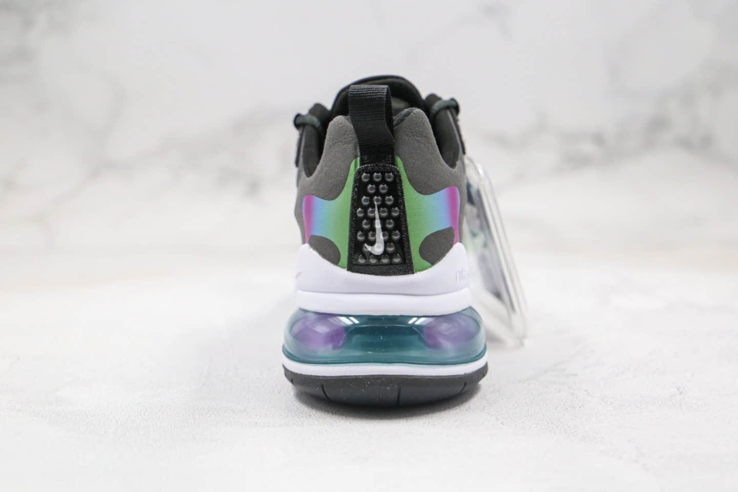 耐克Nike React Air Max 270V2纯原版本气垫鞋二代黑彩色内置真小潘气垫原盒原标 货号:CT5064-001