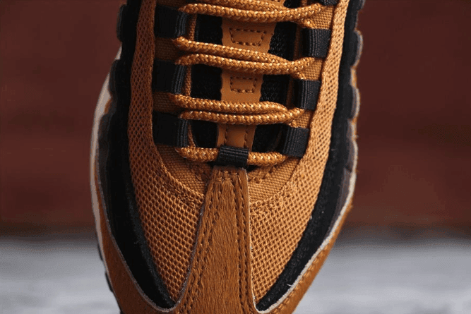 Nike Air Max 95 LX炫彩马毛棕色 耐克子弹95系列公司级高品质内置棕色气垫 货号:AA1103-200