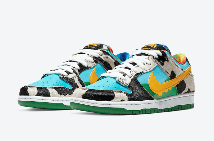 冰淇淋跨界联名！Ben＆Jerry’s x Nike SB Dunk Low释出官图！下周发售！ (ID:36661) - 图片1