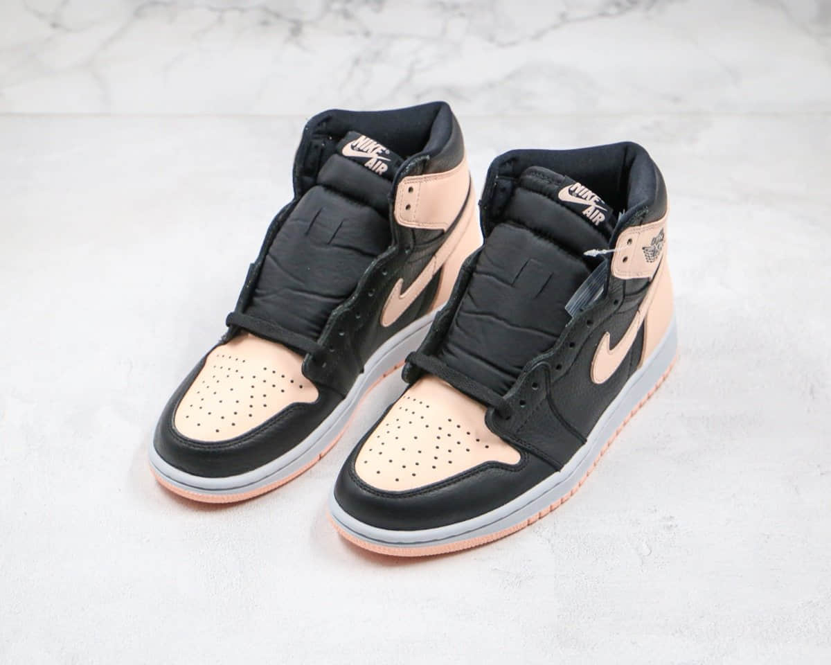 乔丹Air Jordan 1 High OG Crimson Tint纯原版本高帮AJ1黑粉脚趾原盒原标正确后跟定型 货号:555088-081