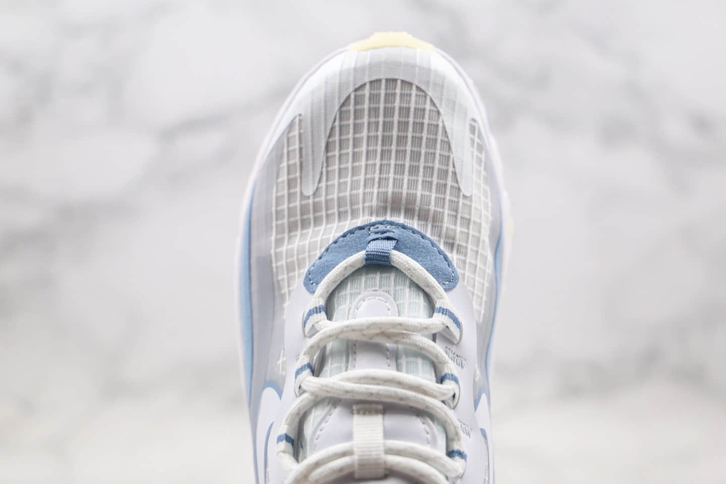 耐克Nike React Air Max 270V2纯原版本半掌气垫鞋Max270二代浅蓝色原盒原标真小潘气垫 货号:CT1265-100