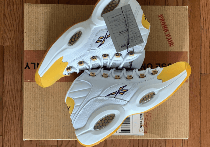 科比亲穿配色！湖人 Reebok Question复刻实物曝光！只是…… (ID:37022) - 图片1