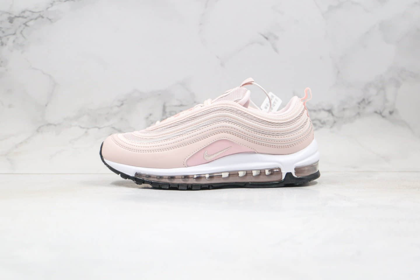 耐克Nike Air Max 97 OG纯原版本全掌气垫跑鞋樱花粉色原盒原标 货号:921733-600