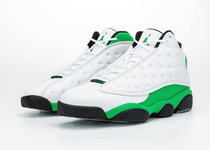 酷似天价雷阿伦 PE！AJ13 “Lucky Green”最新实物图曝光！ (ID:37292) - 图片1