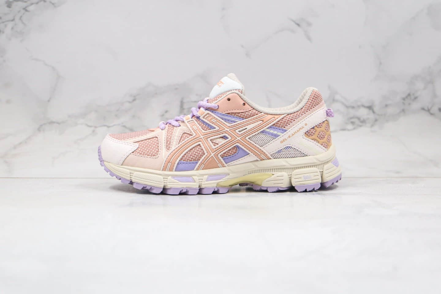 亚瑟士ASICS GEL-KAHANA 8纯原版本机能户外跑鞋藕粉色原鞋开模一比一打造 货号:1012A978-700