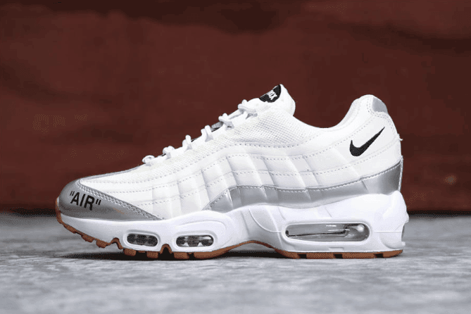Nike Air Max 95 OG白银 耐克THE10公司级子弹95复古运动鞋 货号:609048-109