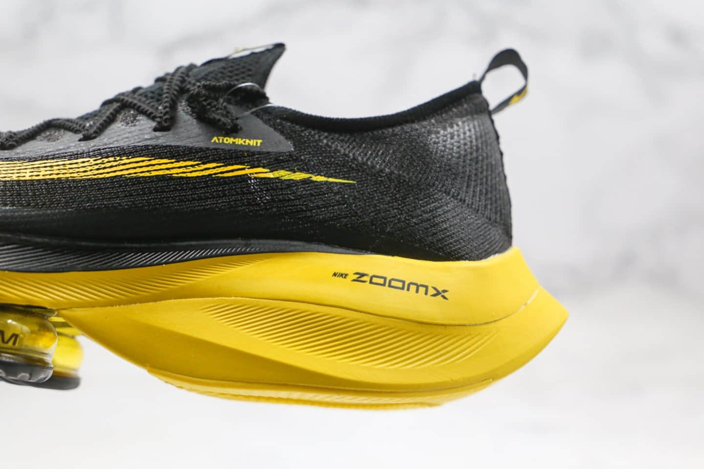 耐克Nike Air Zoom Alphafly NEXT%「破2」纯原版本马拉松厚底跑步鞋黑黄色内置碳板加气垫 货号:CI9925-700