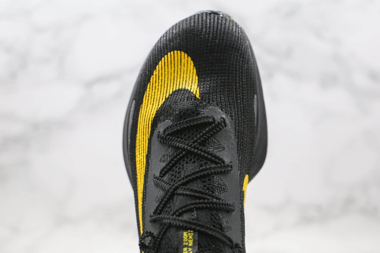 耐克Nike Air Zoom Alphafly NEXT%「破2」纯原版本马拉松厚底跑步鞋黑黄色内置碳板加气垫 货号:CI9925-700