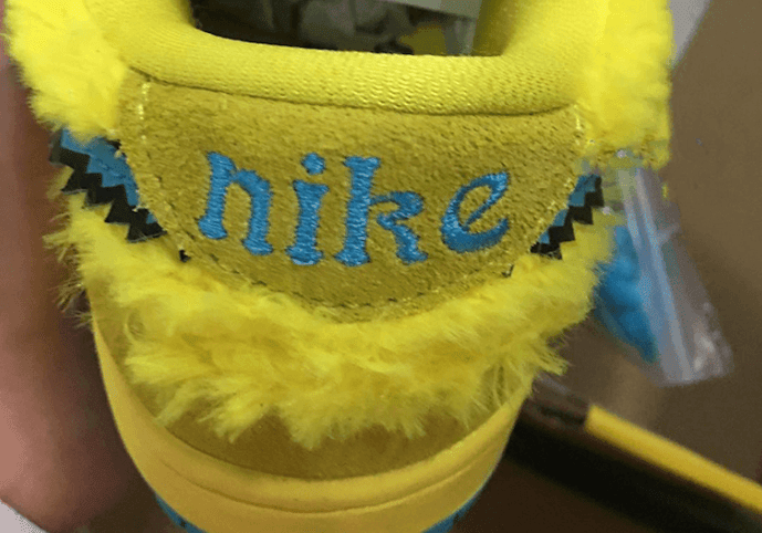 Grateful Dead x Nike SB Dunk Low黄色小熊细节图曝光！ (ID:37867) - 图片1