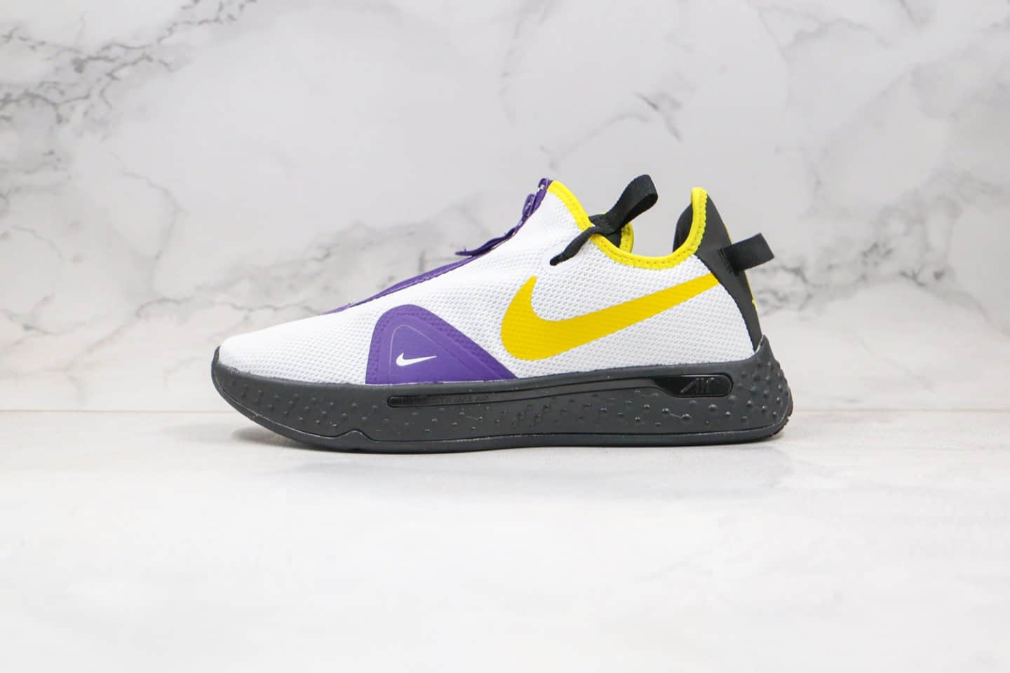 耐克Nike PG 4 EP纯原版本保罗乔治四代篮球鞋科比纪念款湖人黄紫配色支持实战原盒原标 (ID:37905) - 图片1