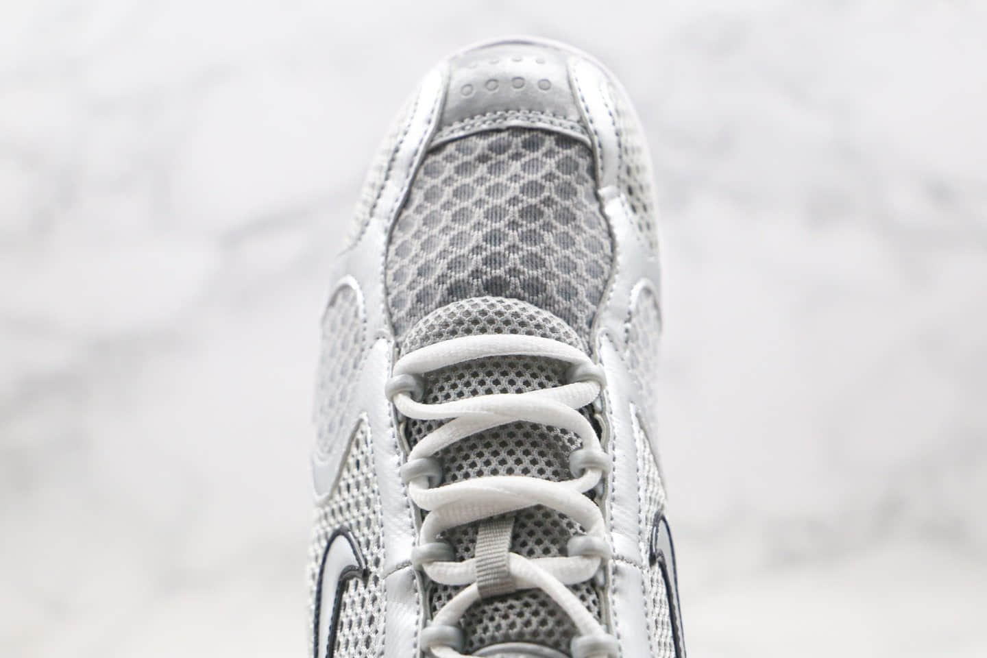 耐克Nike Air Zoom Spiridon Cage 2 x Stussy纯原版本斯图西联名款复古老爹鞋银色内置气垫原楦头纸板打造 货号:CD3613-001