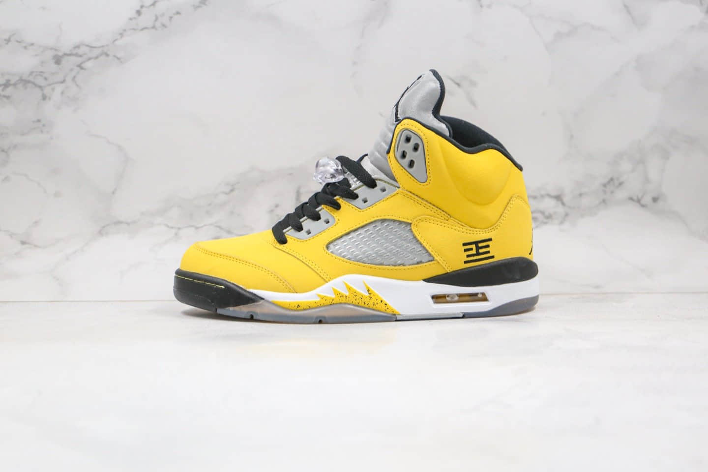 乔丹AIR JORDAN 5 TOKYO 23纯原版本高帮AJ5东京23限定黄色内置可视气垫原楦头纸板打造 货号:454783-701