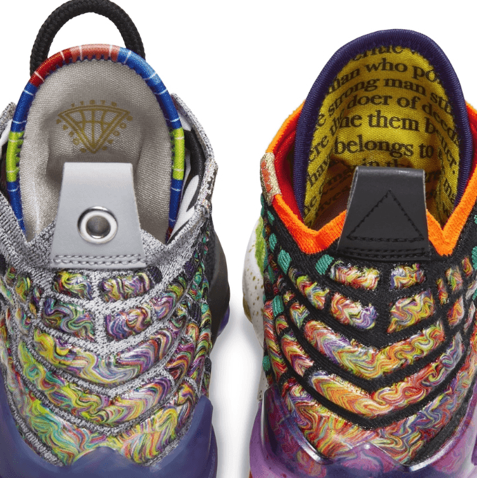 LeBron 17 “What The”官图释出!视觉效果超吸睛! 货号:CV8079-900
