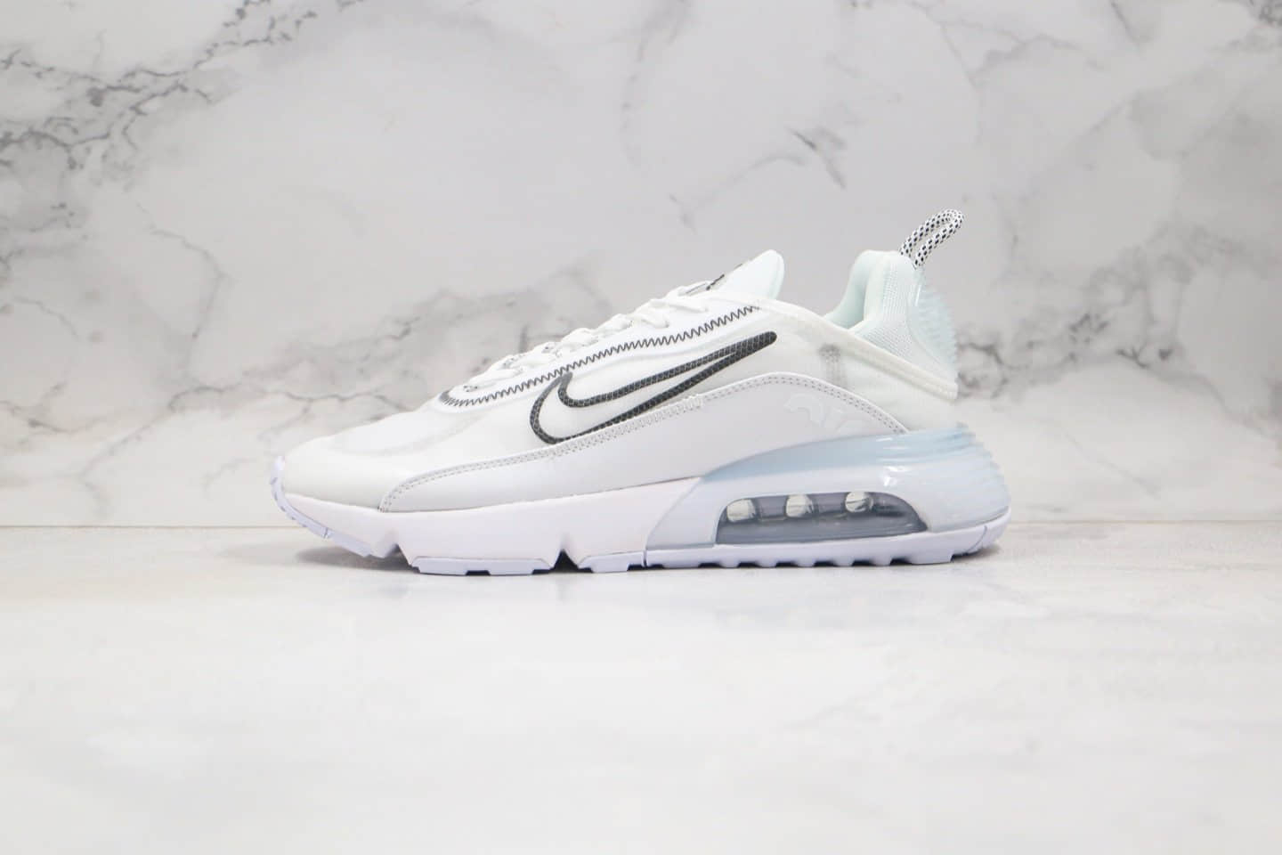 耐克Nike Air Max 2090纯原版本气垫鞋白黑色原盒原标原鞋开模一比一打造 (ID:38429) - 图片1