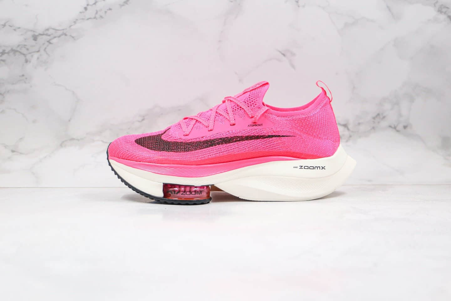 耐克Nike Air Zoom Alphafly NEXT%「破2」马拉松慢跑鞋粉色内置真碳板气垫支持高强度长跑 货号:CI9925-022