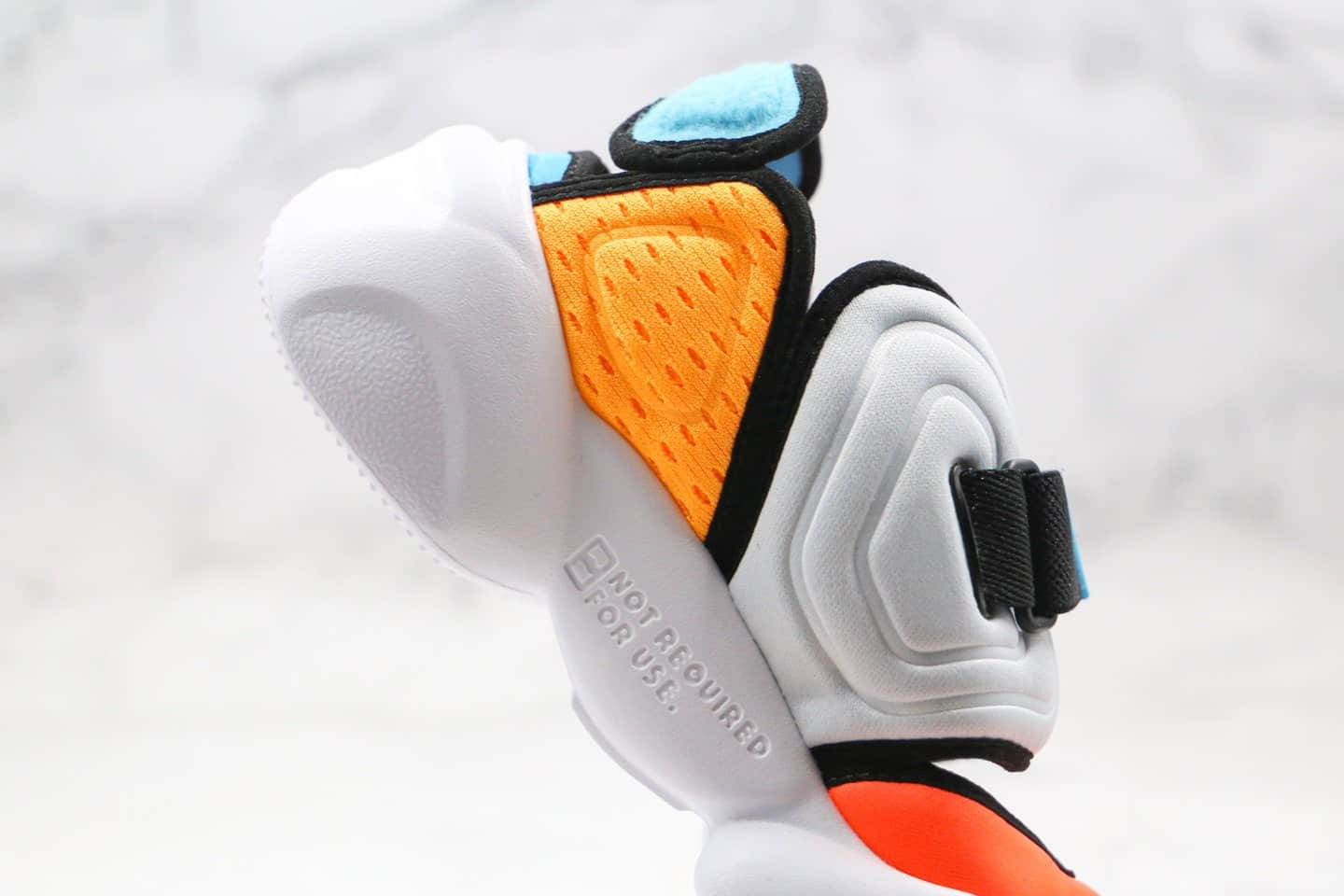 耐克Nike Aqua Rift Summit White纯原版本分脚趾二代白黄橙色老爹鞋原楦头纸板打造 货号:CW7164-002