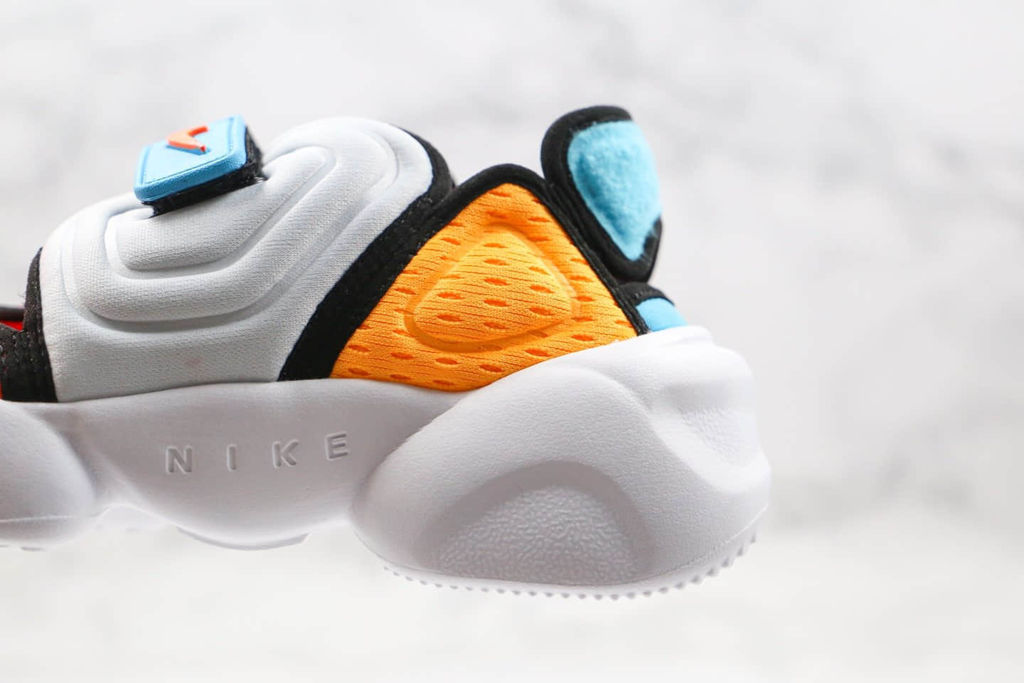 耐克Nike Aqua Rift Summit White纯原版本分脚趾二代白黄橙色老爹鞋原楦头纸板打造 货号:CW7164-002